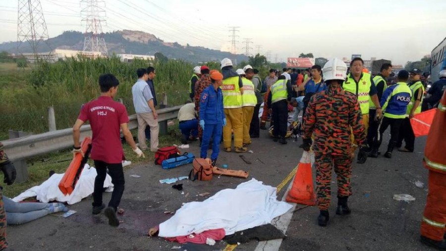 Inilah Empat WNI Tewas Dalam Kecelakaan Maut di Malaysia