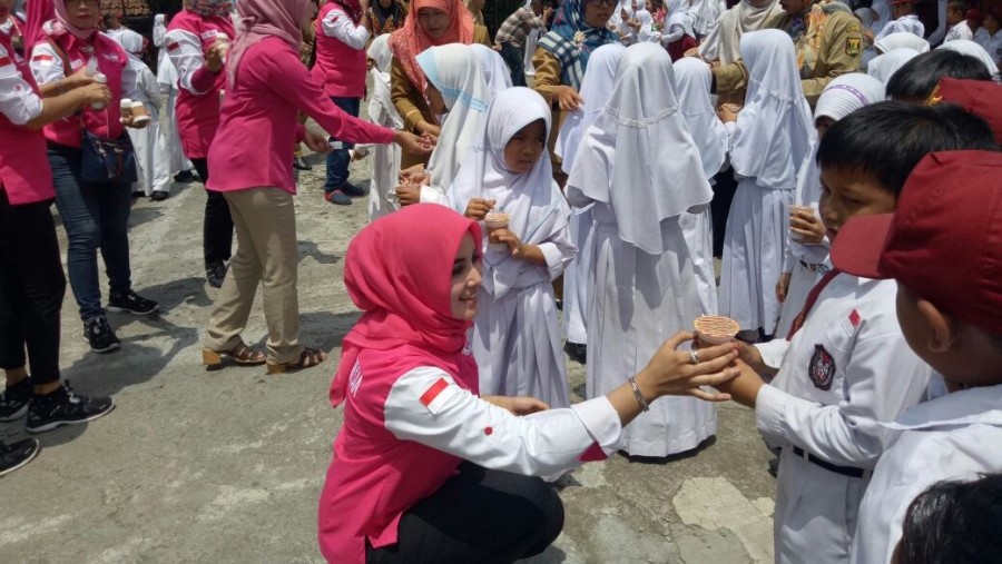 Aksi Sang Bidadari di Sukabumi