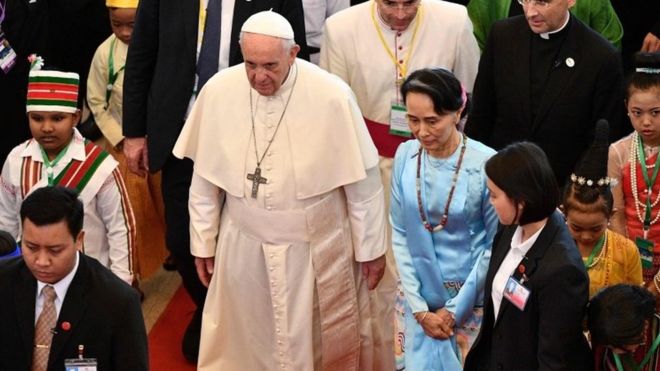 Paus Hindari Sebut Rohingya Dalam Pidatonya