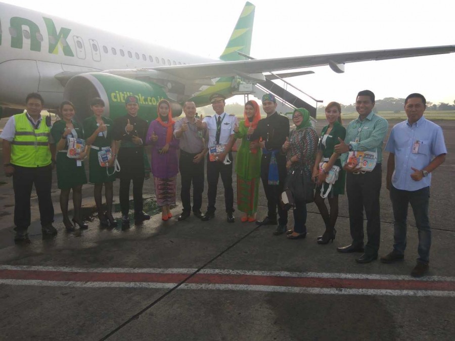 Souvenir Pertama Untuk Penerbangaan Citilink