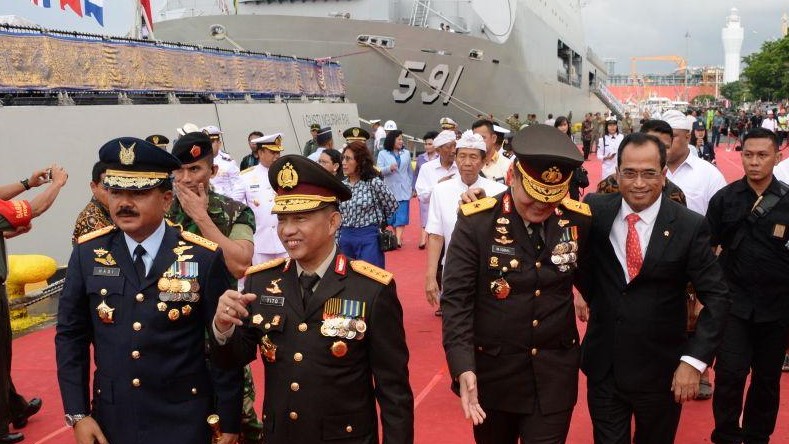 Kapal Perang I Gusti Ngurah Rai Diluncurkan
