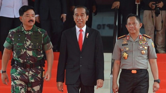 Presiden Jokowi Buka Rapim TNI - Polri di Cilangkap
