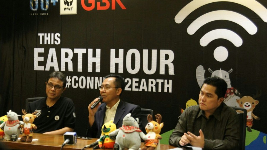 24 Maret 2018 Lampu Stadion Utama GBK Dipadamkan