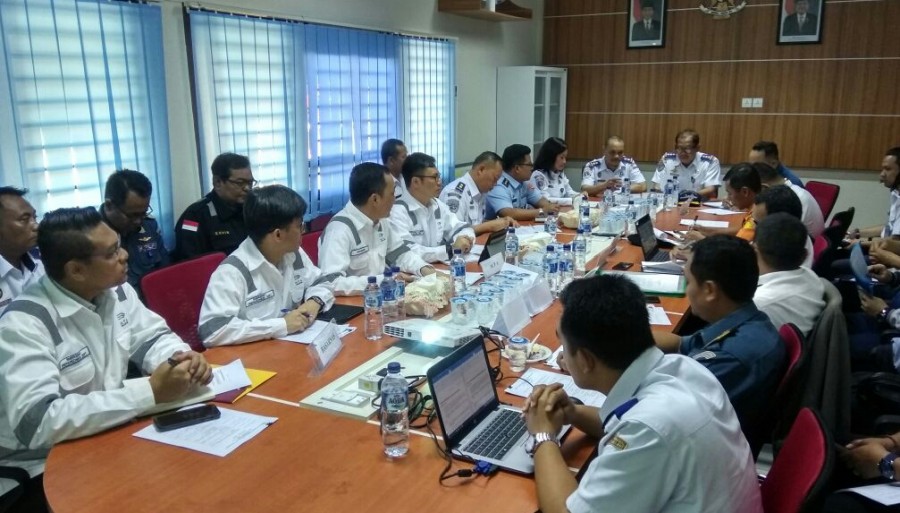 Ditjen Hubla Bahas Keselamatan Pelayaran Dengan Singapura