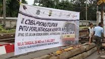 Sejumlah Lintasan Sebidang di Tulungagung Ditutup
