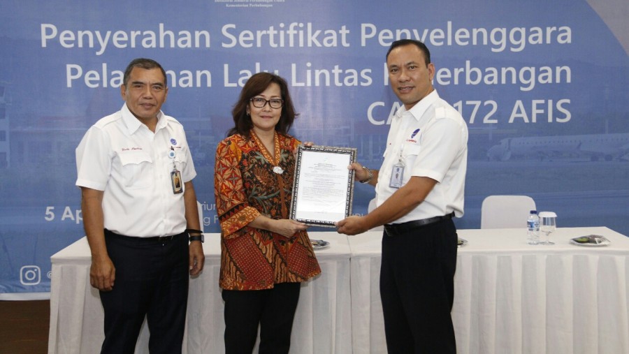 28 Cabang AirNav Indonesia Raih Sertifikat CASR 172