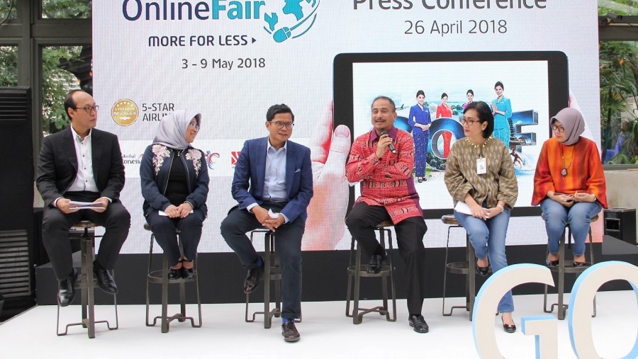 Garuda dan BNI Gelar Garuda Indonesia Online Travel Fair