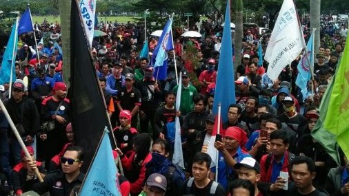 Pemkot Bekasi Pusatkan Seluruh Kegiatan Ribuan Buruh di Alun-Alun Kota