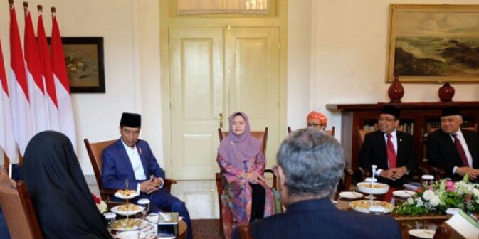 Presiden Jokowi Lakukan Pertemuan Dengan Wapres Republik Islam Iran di Istana Bogor