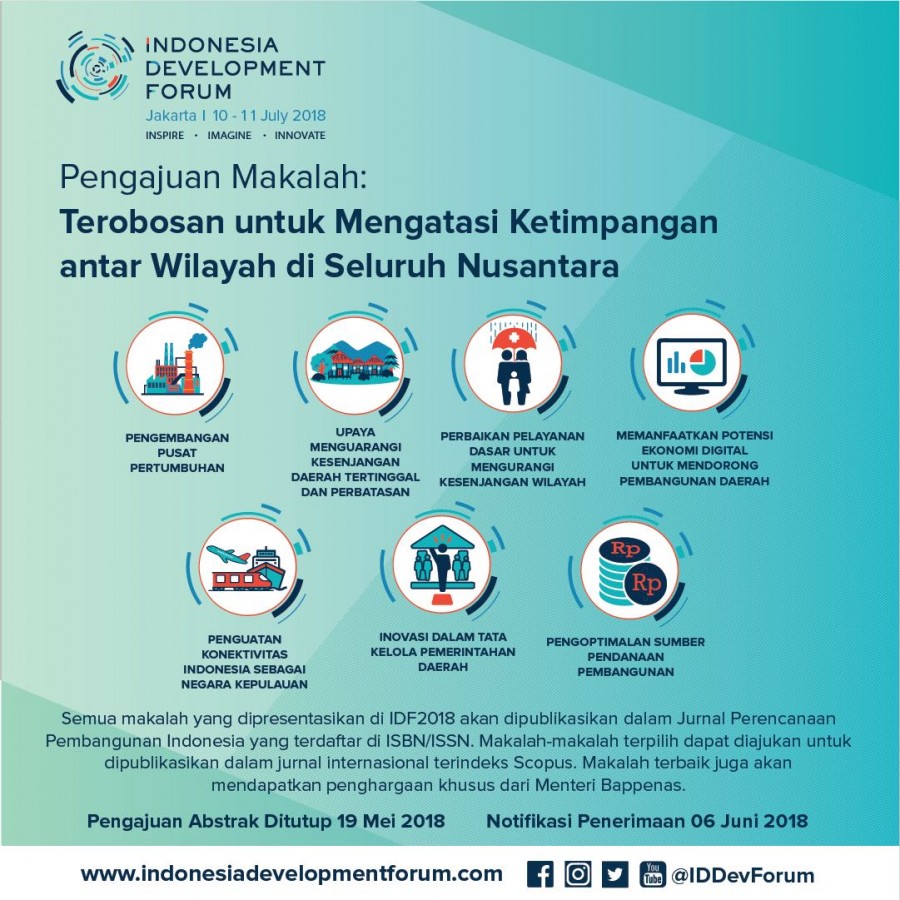 Call for Papers IDF 2018 Buka Peluang Seluruh Akademisi, Peneliti Dan Masyarakat Umum