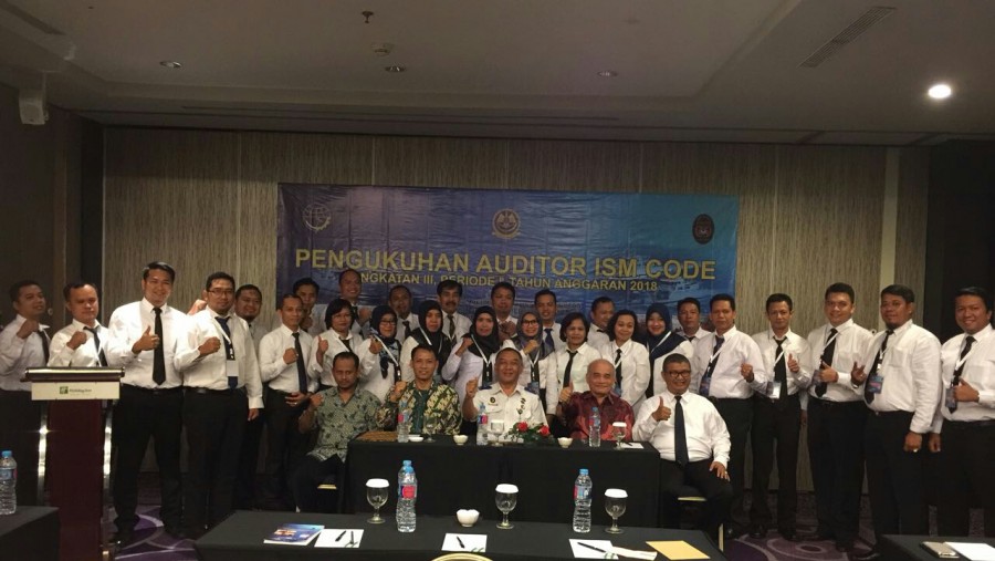 Ditjen Hubla Gelar Kompetensi Auditor ISM Code Angkatan III