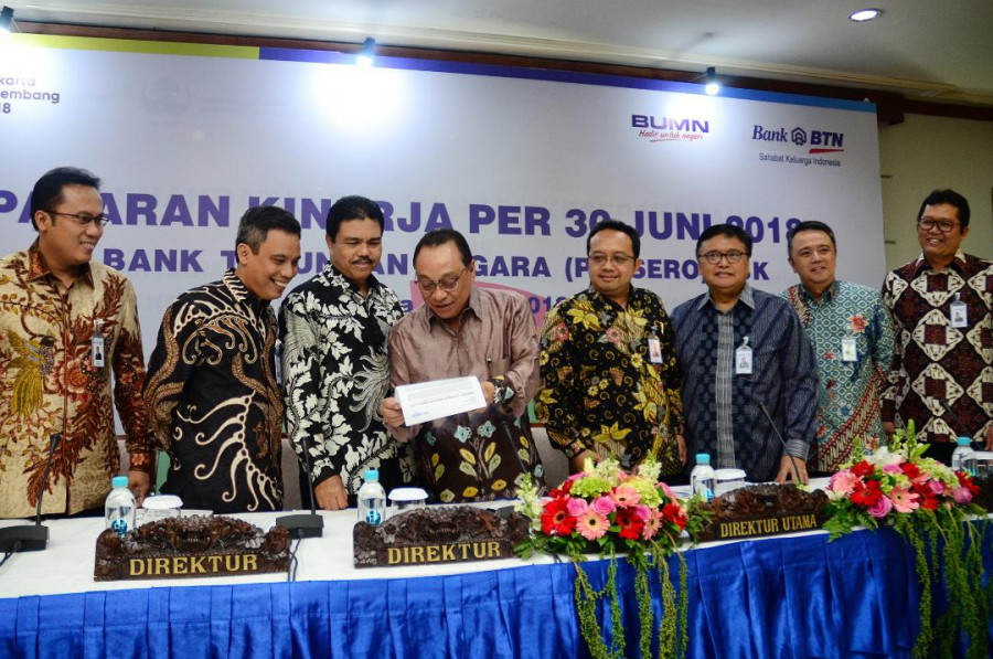 Penyaluran Kredit BTN Semester I/2018 Tumbuh 19,14 Persen