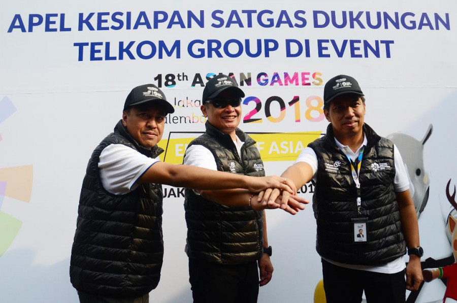 Telkom Group Kawal Pelaksanaan Asian Games XVIII Jakarta - Palembang
