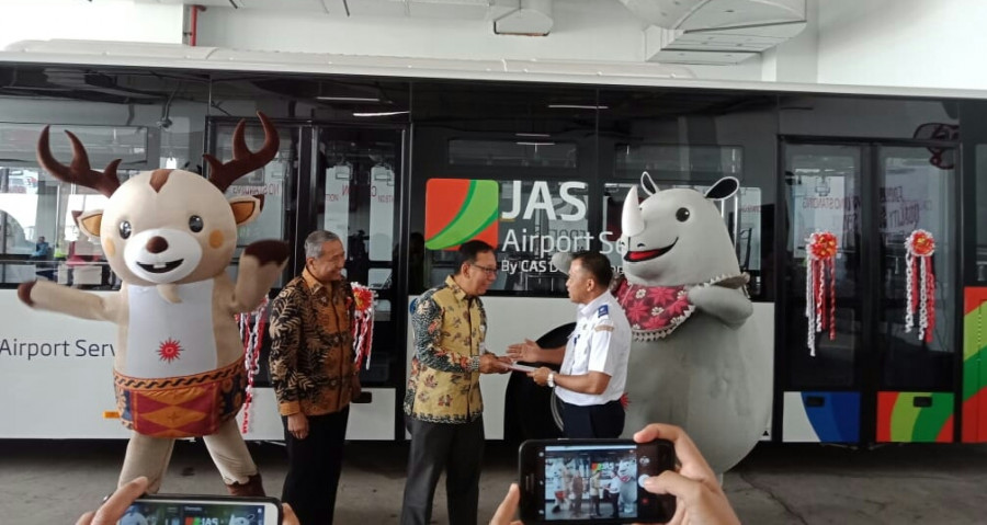 JAS Hadirkan Lima Unit Bus Apron Lower Deck di T3 Soetta