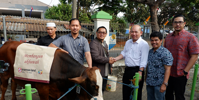 Sinar Mas Land Salurkan 466 Ekoir Hewan Qurban