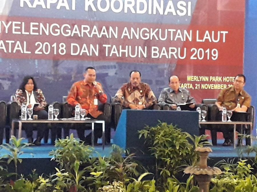 Mudik Nataru Melalui Laut tahun ini Naik 3,49 Persen.
