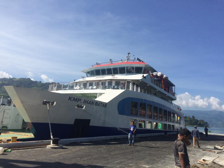 KMP Ilhan Batak Layani Lintasan Ajibata - Ambarita Danau Toba