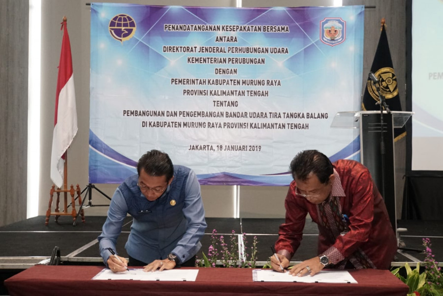 Ditjen Hubud dan Pemkab Murung Raya Akan Bangun Bandara Baru