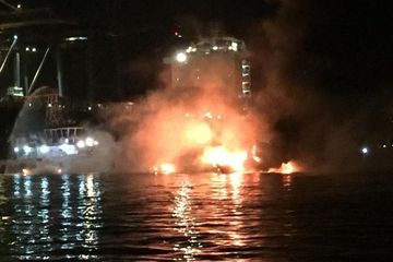 Korban Kebakaran Kapal di Bitung Ditanggung Pemerintah