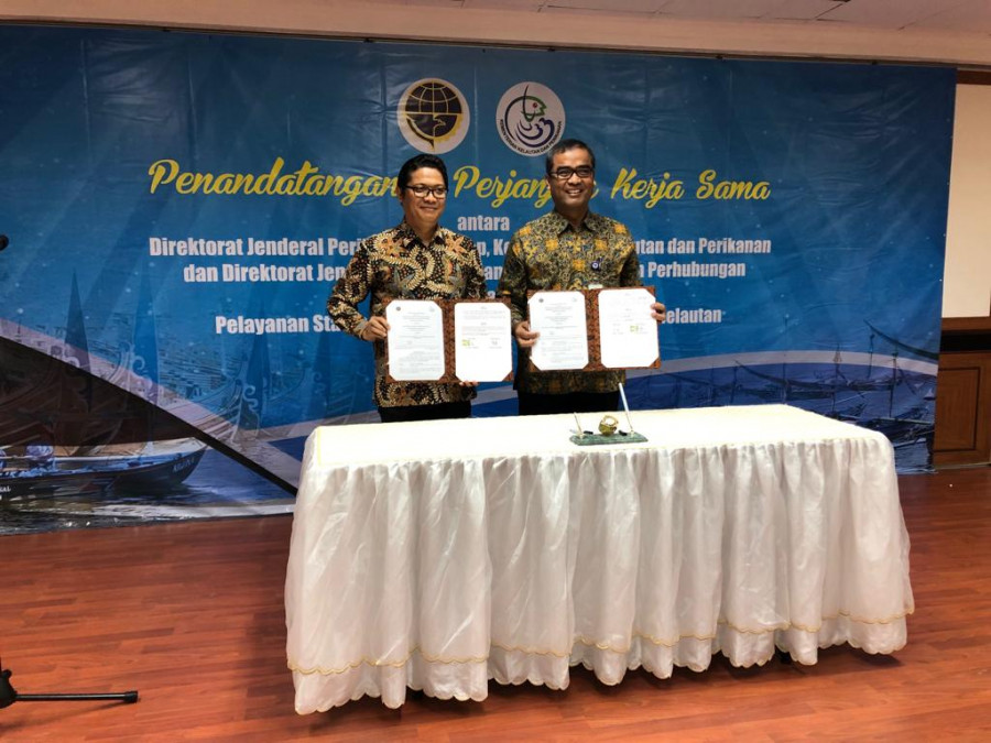 Ditjen Hubla dan Ditjen Perikanan Tangkap KKP Jalin Kerjasama Pelayanan Status Hukum Kapal
