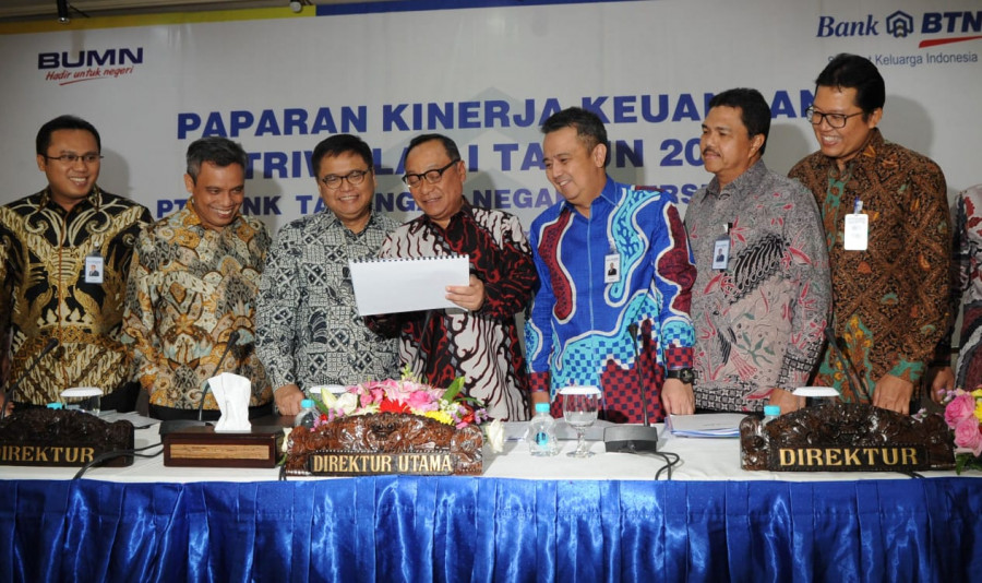 BTN Mencatat Pertumbuhan Kredit Naik 19,5 Persen