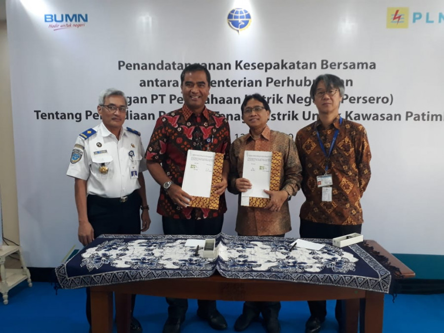 Ditjen Hubla dan PT PLN Sepakati Pasokan Listrik Pelabuhan Patimban