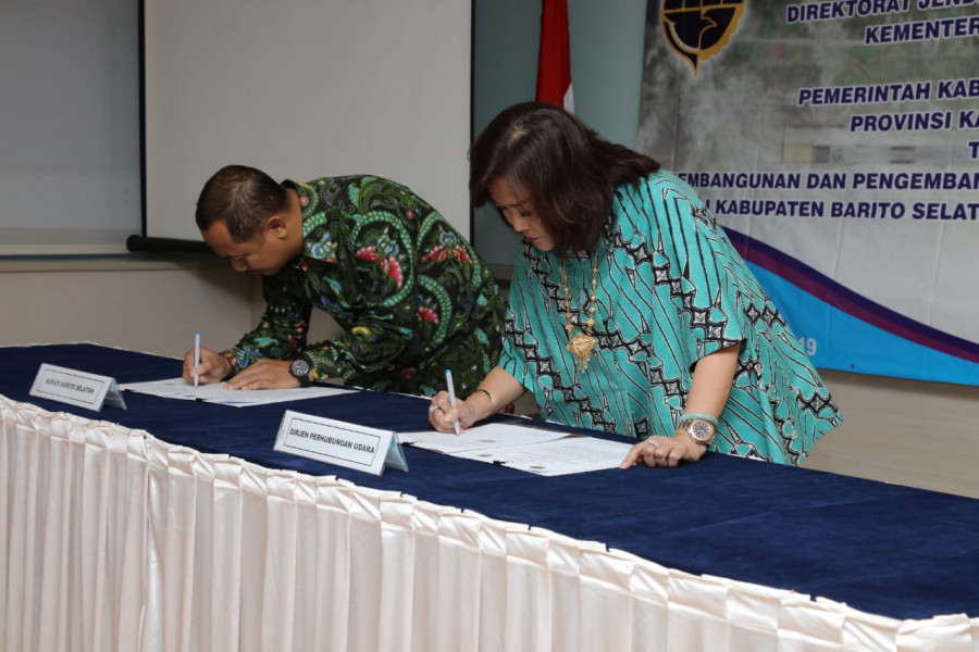 Pemerintah Kembangkan Bandara Sanggu Butok Barito Selatan