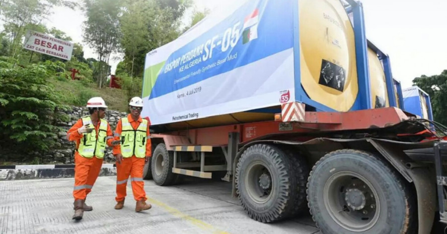 Pertamina Ekspor Perdana Smooth Fluid (SF-05) ke Aljazair