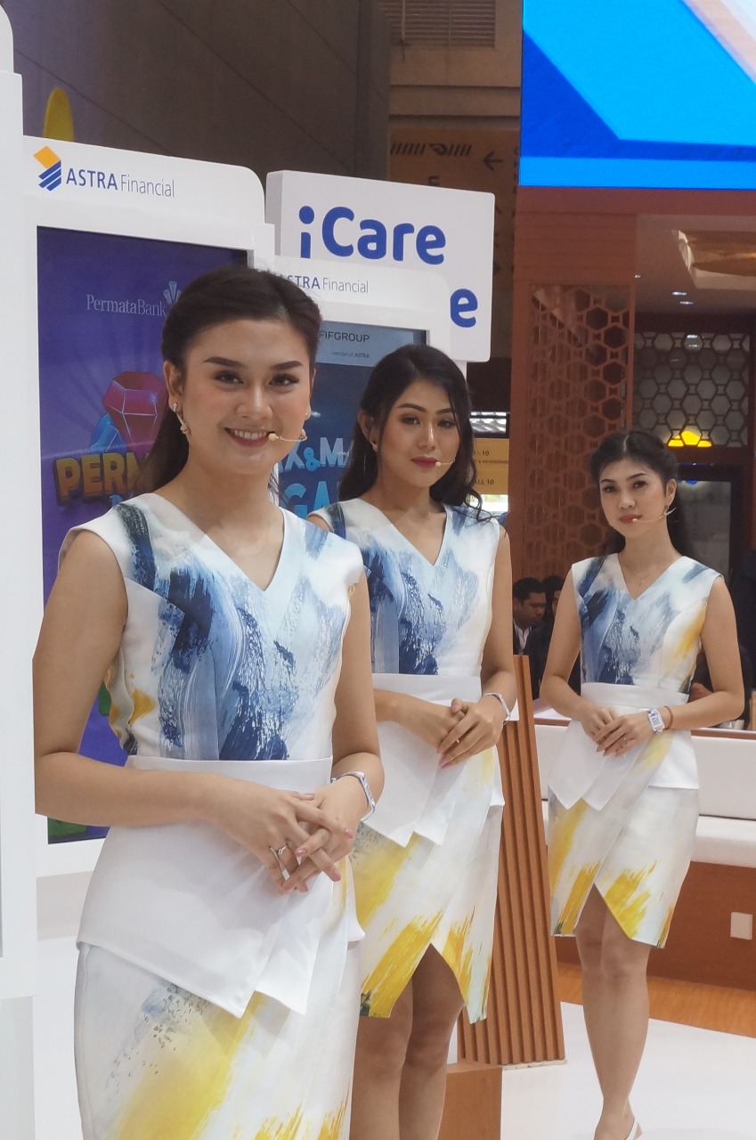 Claudia Escrava Fergie dari Astra Financial, Masuk Tiga Besar Pemilihan Miss Auto Show GIIAS 2019