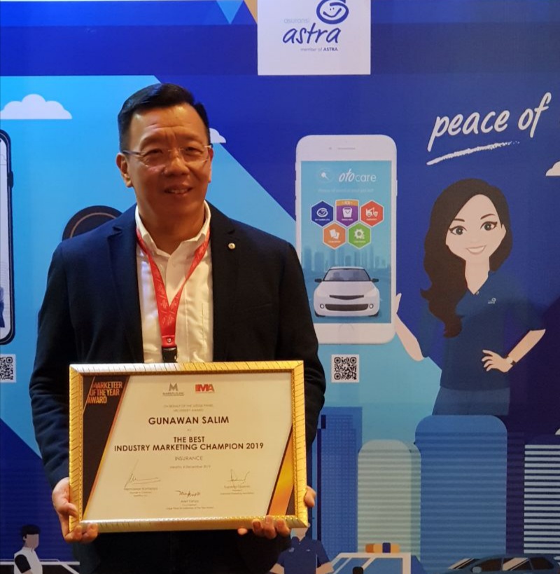 Asuransi Astra Raih Penghargaan The Best Industry Marketing Champion