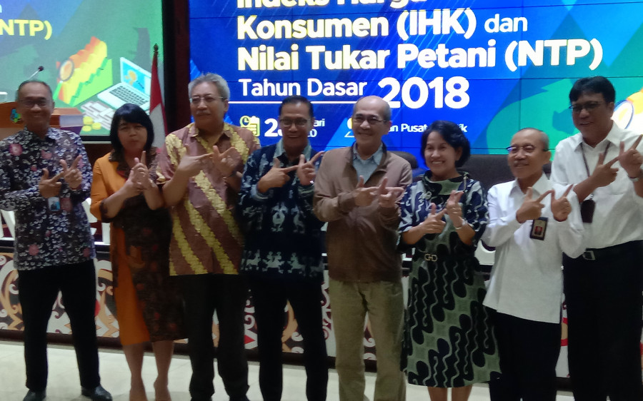 BPS Umumkan Tahun Dasar Perhitungan 2018 Sebagai Acuan IHK dan NTP