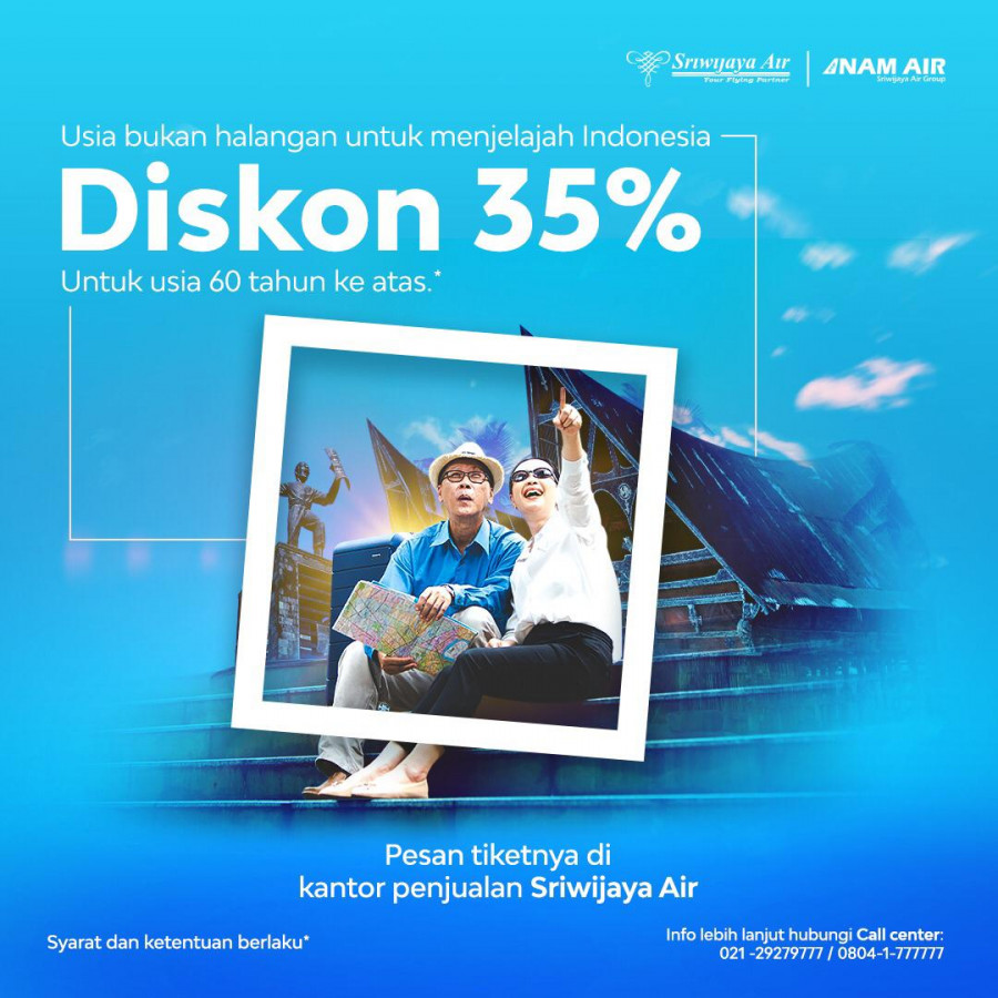 Sriwijaya Air Luncurkan Lima Promo Manjakan Pelanggan