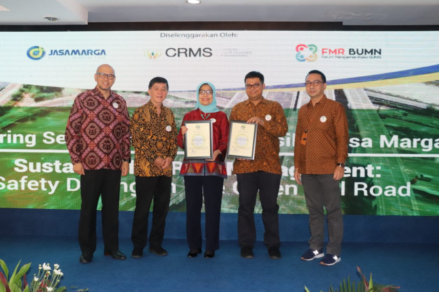 Jasa Marga Group Peroleh Dua Sertifikat Green Toll Road Indonesia di 2020