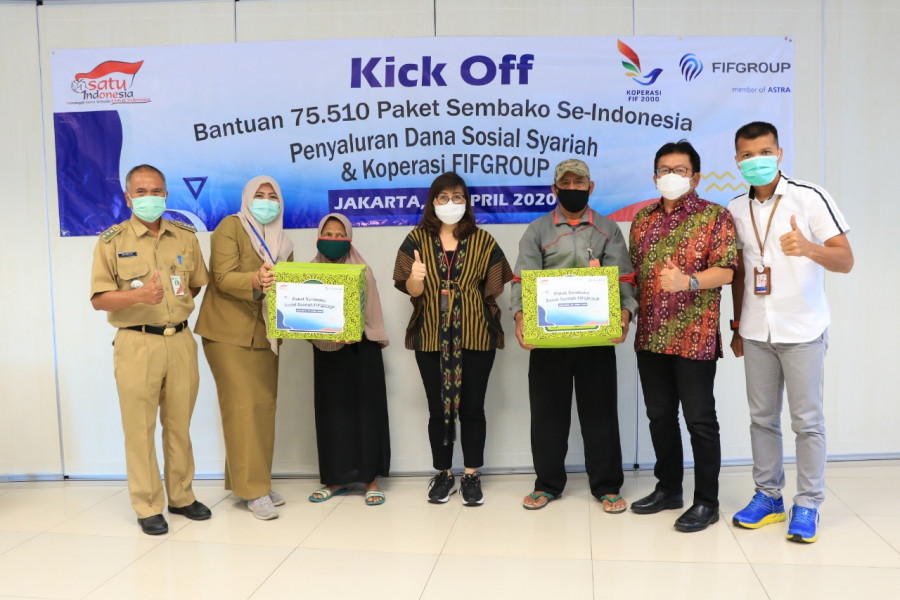 FIFGROUP Salurkan lebih dari 75.000 Paket Sembako Senilai Rp14.95 Miliar
