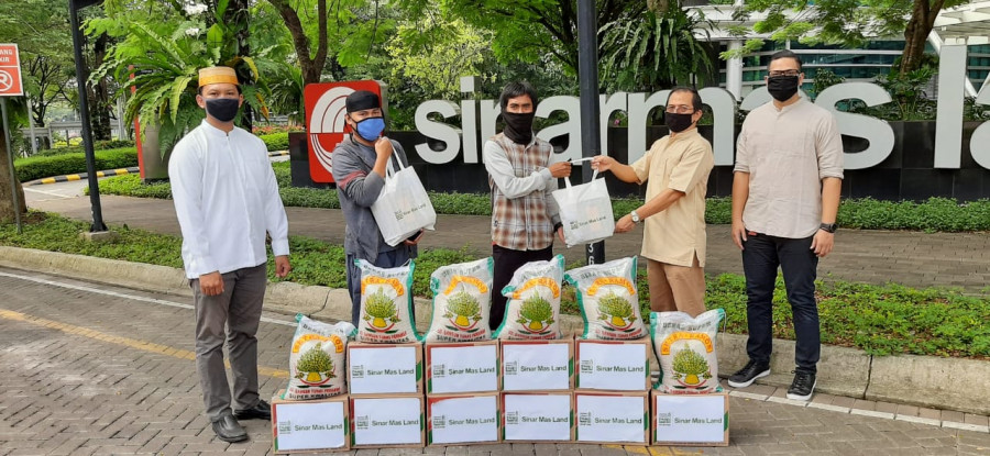 Sinar Mas Land Salurkan Bantuan ke 500 Pemakmur Masjid di BSD City