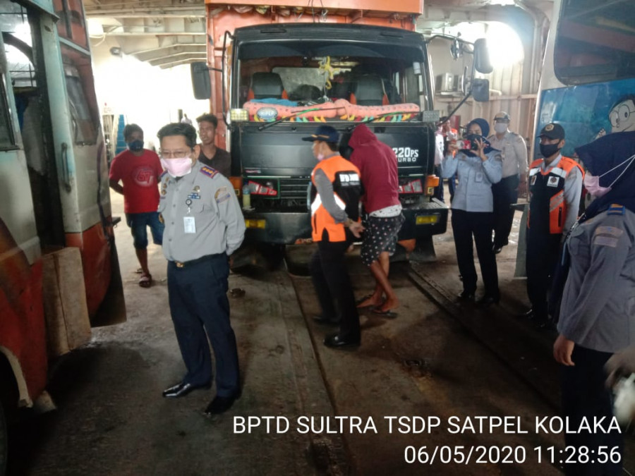 Kolaka - Kolaka Utara PSBB, BPTD Sultra Jaminkan Transportasi Darat  dan Logistik Aman