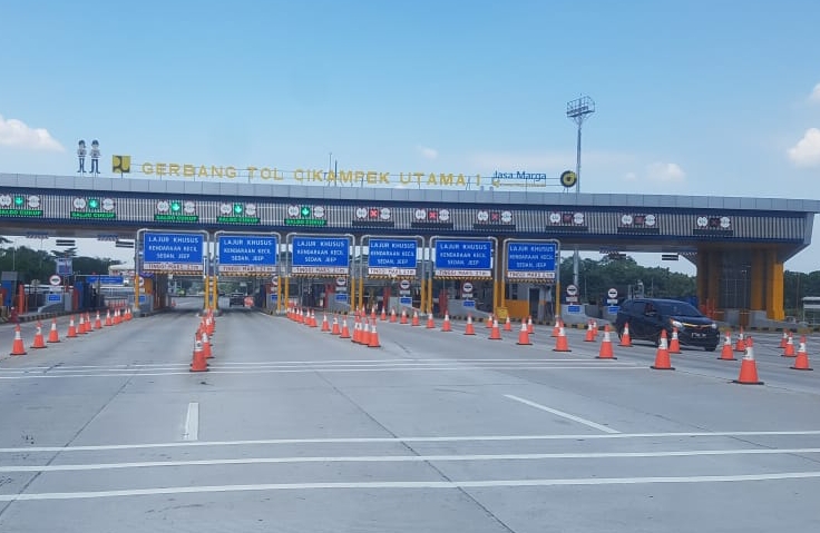 Sampai H-2 Lebaran 2020 Arus Lalin di Tol Turun 61% Dibandingkan Periode Lebaran 2019