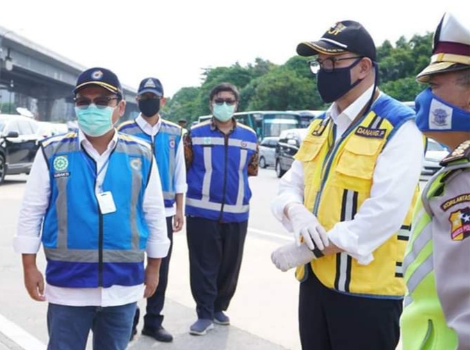 Jalankan Protokol Kesehatan, BPTJ Apresiasi Jasa Marga