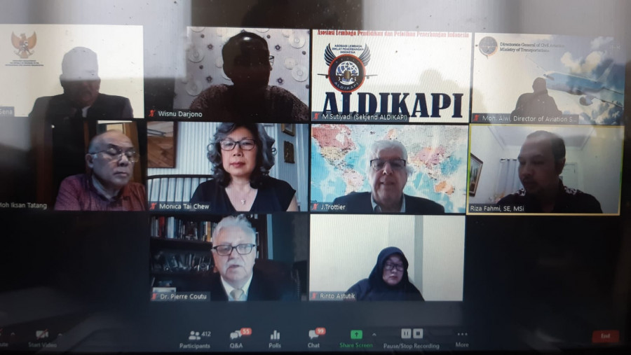 Lebih dari 1.500 Peserta Ikuti Webinar CSAS Dan Ditjen Hubud RI Serta BUMN