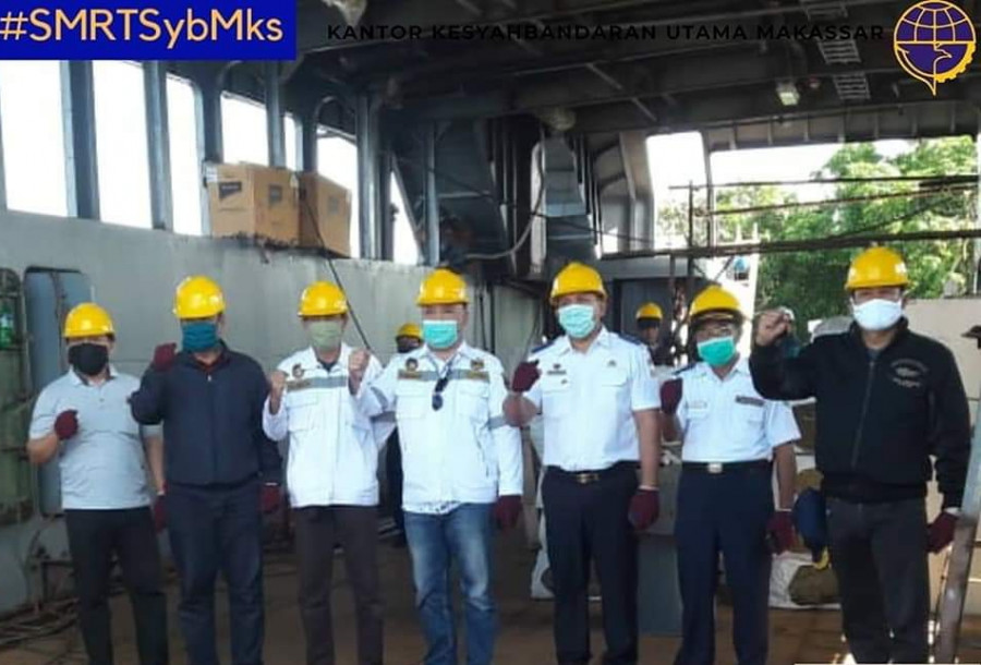 Tim Teknis Syahbandar Makassar Berikan Assistensi Pada Proses Pembangunan Kapal  ASDP di Pemkab Luwu