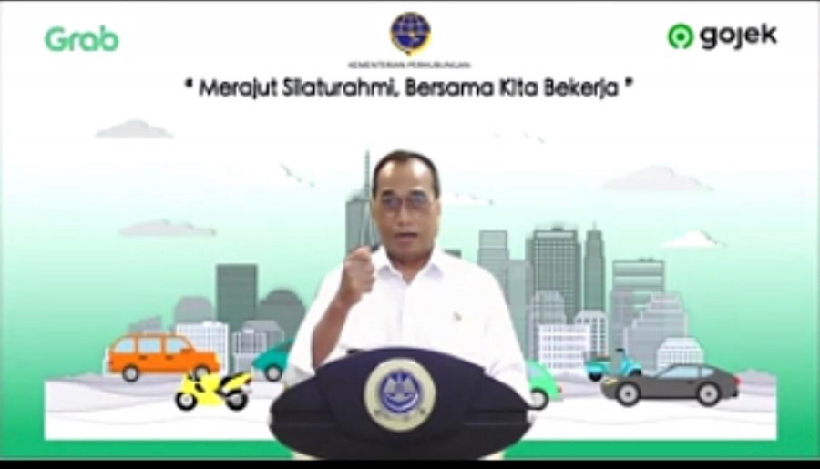 Agar Masyarakat Gunakan OJOL dan ASK, Menhub Ajak Aplikator dan Pengemudi Patuhi Protokol Kesehatan