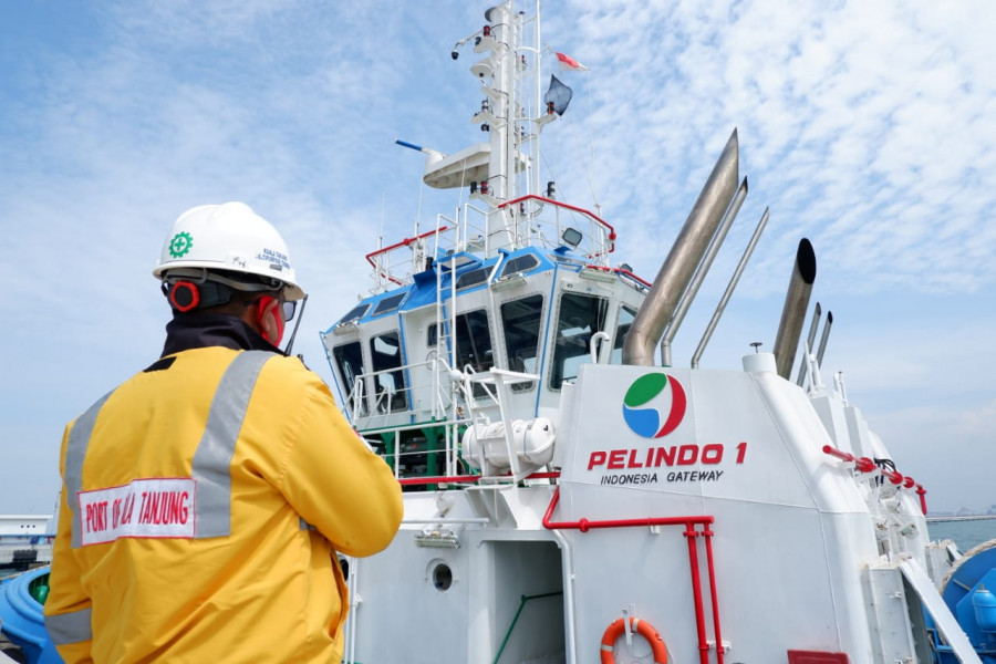 Pelindo 1 Datangkan 1 Kapal Tunda KT Hang Tuah VIII ke Pelabuhan Kuala Tanjung