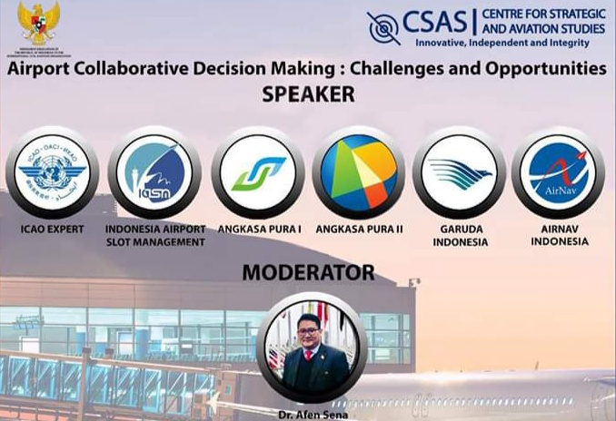 Webinar Airport Collaborative Decision Making (ACDM): Challenges and Opportunities Kembali Hadir Besok Malam
