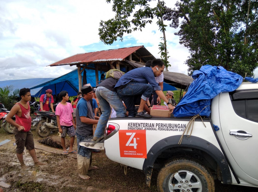 Kemenhub Galang Dana Dan Aksi Sosial ke Korban Banjir Luwu Utara