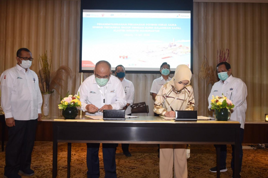 Wamen BUMN Budi Gunadi Berharap Kerjasama Pertamina Dan Galangan Kapal Bermanfaat Untuk Rakyat
