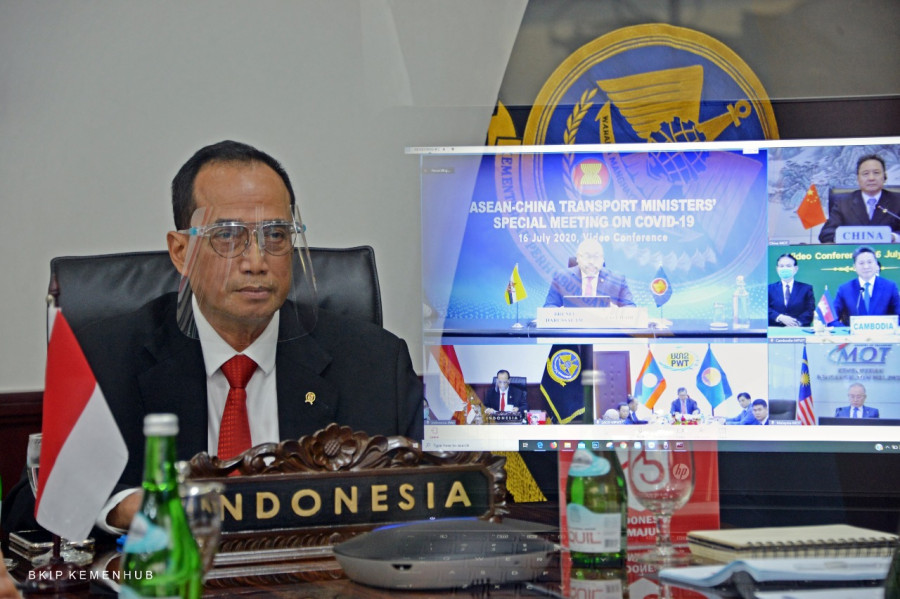 Forum Menteri ASEAN-China, Menhub Bahas Penguatan Sistem Transportasi dan Logistik Saat Pandemi