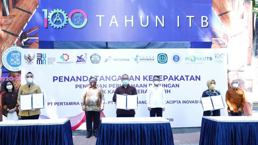 Pertamina ITB dan PT Pupuk Kujang Bangun Perusahaan Patungan yang Produksi Katalis