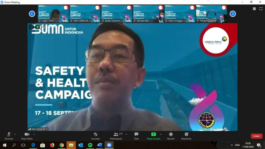 AP II Canangkan Safety and Healthy Campaign Pada Harhubnas 2020