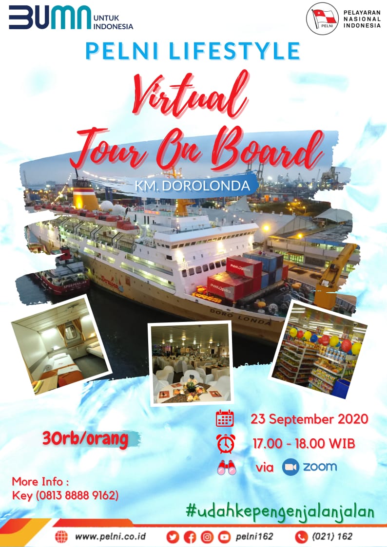 Besok PELNI Gelar Virtual Tour, Begini Cara Mengikutinya
