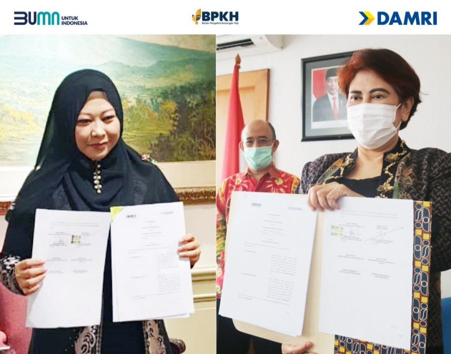 Siap Go International, DAMRI- BPKH Teken Kesepakatan Layanani Angkutan Jamaah Haji Di Arab Saudi